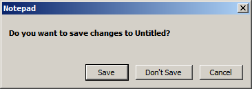 Task Dialog (Classic) Screenshot of Task Dialog (Classic)